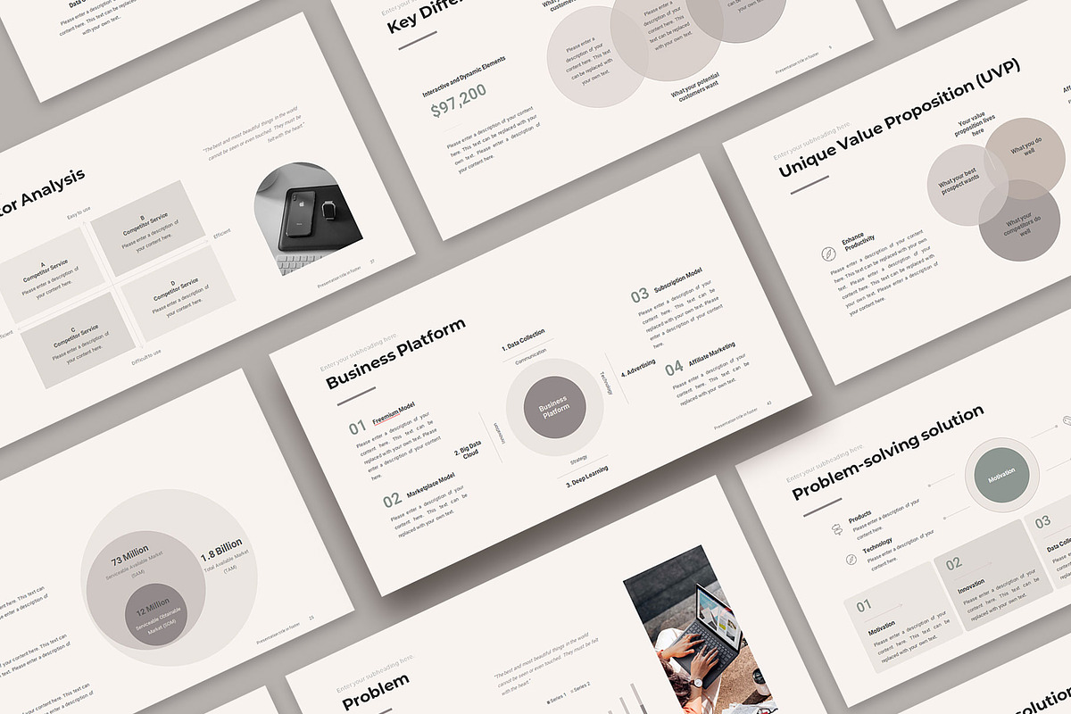 Startup Pitch Deck Presentation, a Presentation Template by CreativityForest (Photo 2 of 14)