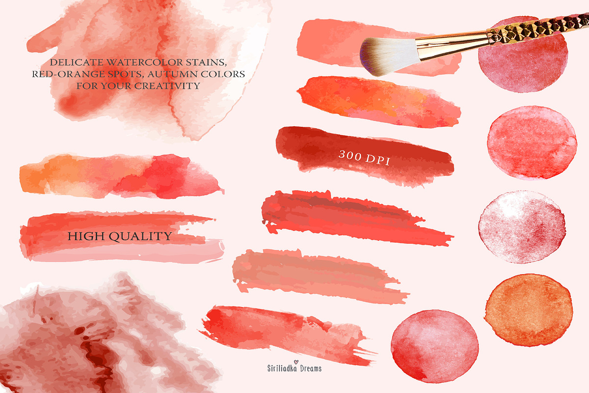Red-orange spots, a Texture Illustration by Siriliadka Dreams (Photo 4 of 5)