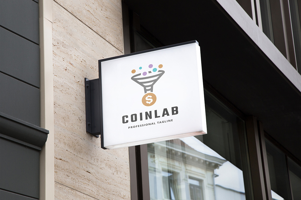 Coin Lab Logo, a Branding & Logo Template by Design_Planet