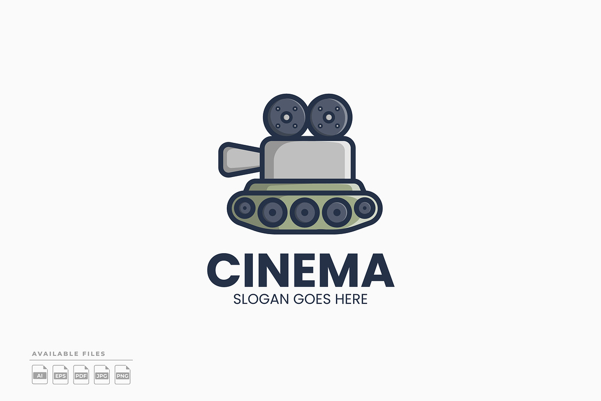Tank Cinema Logo, a Branding & Logo Template by Zeer Graphic