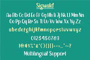 Sigwald - Handdrawn Fonts, a Sans Serif Font by Good Java Studio (Thumbnail 4 of 7)