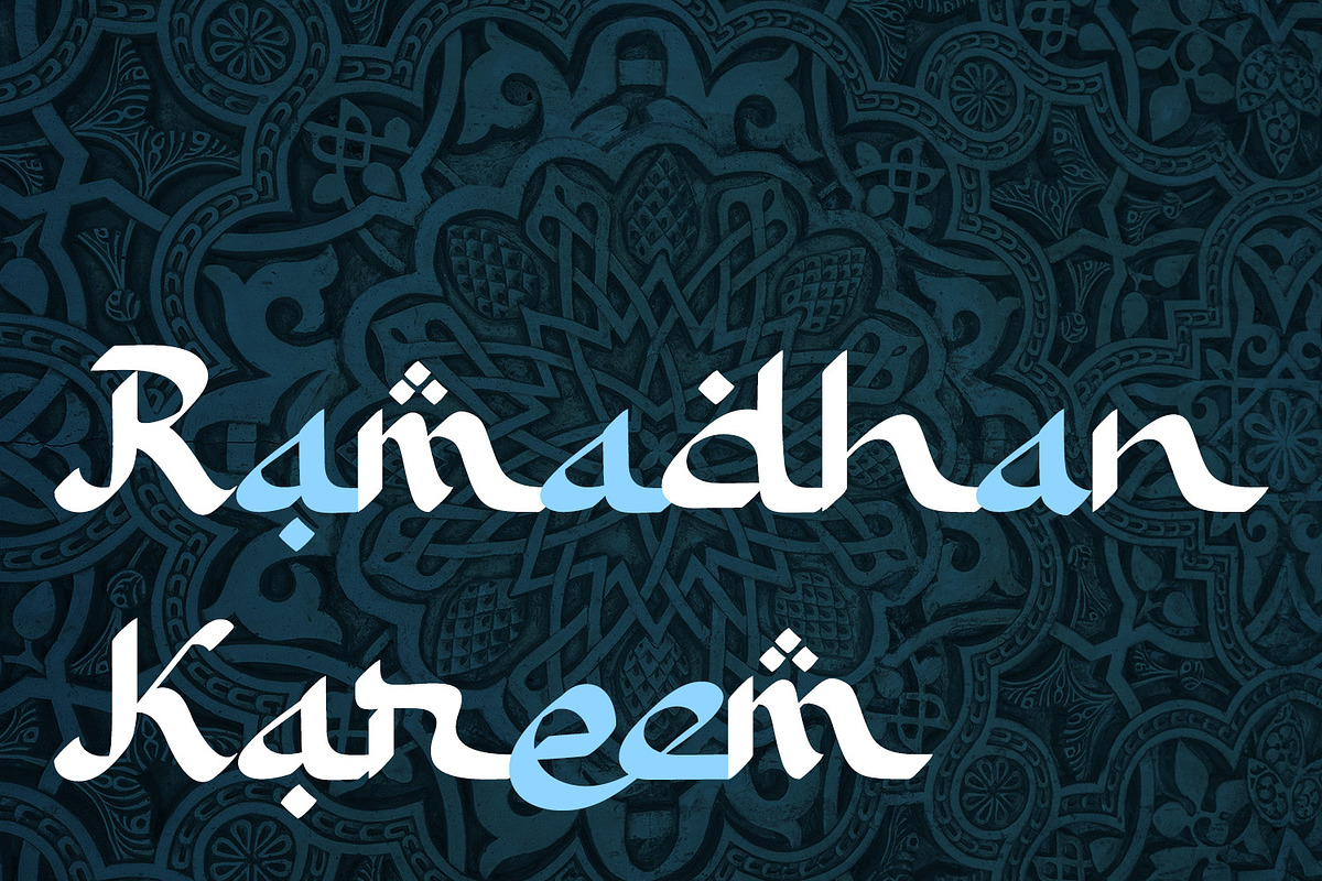 Ramadhan Night, a Symbol Font by Nathatype (Photo 8 of 11)