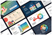 Real Estate Infographics PPT Slides, a Presentation Template by Graficso (Thumbnail 2 of 3)