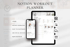 Digital Notion Workout Tracker