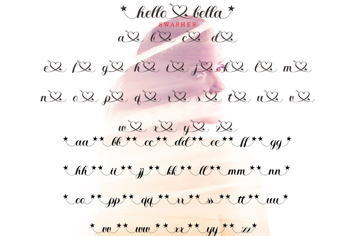 Hello Bella Script, a Script Font by Bosstype Studio (Photo 10 of 10)