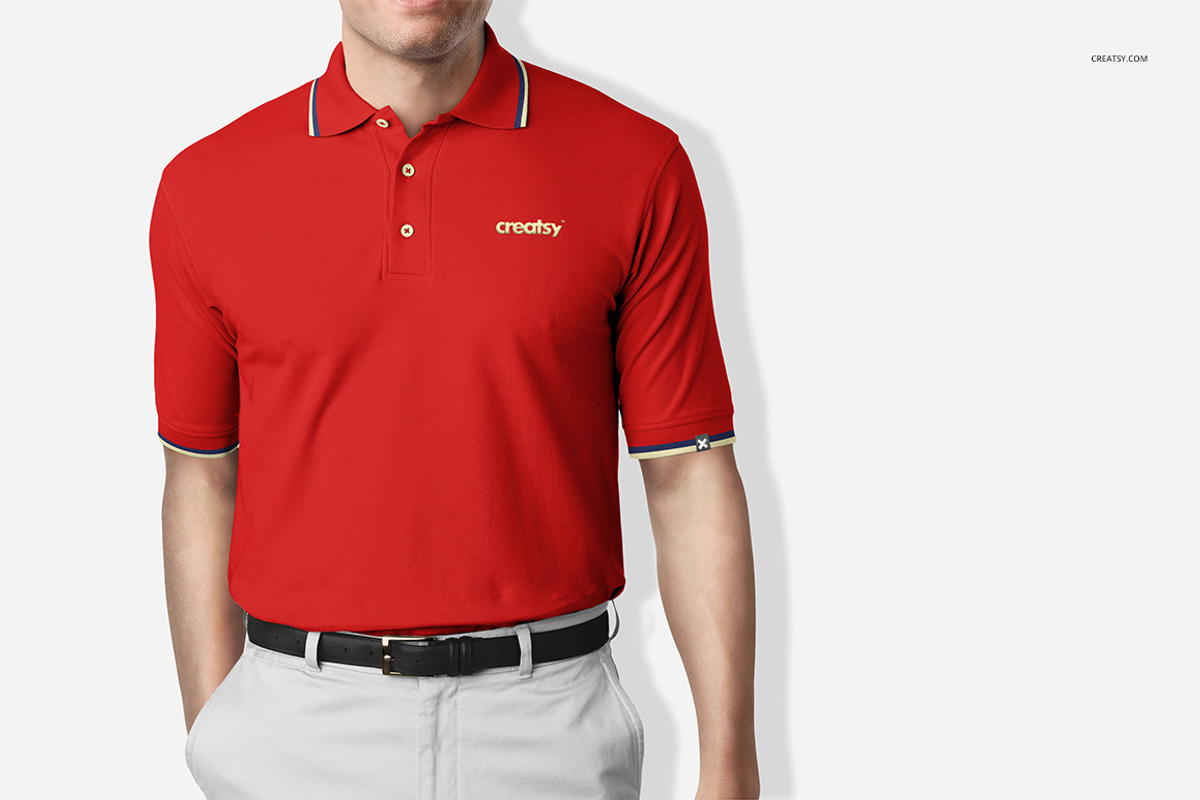 Polo Shirt Mockup, a Shirt Mockup by Creatsy (Photo 3 of 7)