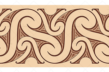 Maori tattoo pattern