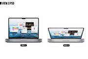 Apple Macbook Pro 14 (2021) MockUp, a Mac Mockup by Alex_Yanko (Thumbnail 4 of 19)