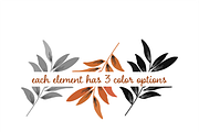 Halloween Leaves and Wreaths, an Illustration by Kelly Jane Creative (Thumbnail 2 of 5)
