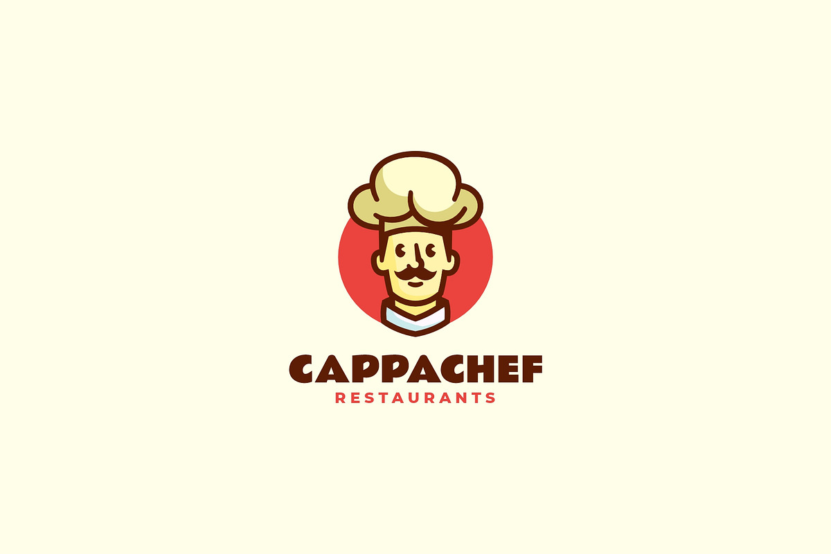 CappaChef – Vintage Chef Mascot Logo, a Branding & Logo Template by Artnivora.Std