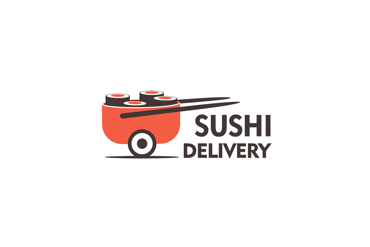 Sushi Delivery Logo, a Branding & Logo Template by IKarGraphics (Photo 3 of 3)