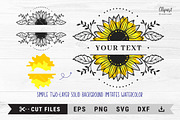 Sunflower Clipart, Sunflower SVG, an Illustration by ClipartMuchLove (Thumbnail 2 of 9)