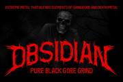 Blazrux - Death Metal Font, a Blackletter Font by PutraCetol Studio (Thumbnail 4 of 11)