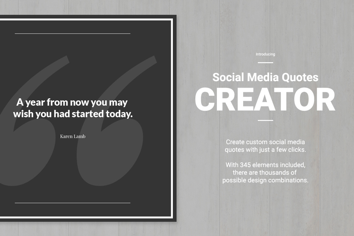 Social Media Quote Creator, a Social Media Template by Web Donut (Photo 3 of 10)