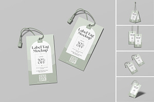 Label Tag Mockup
