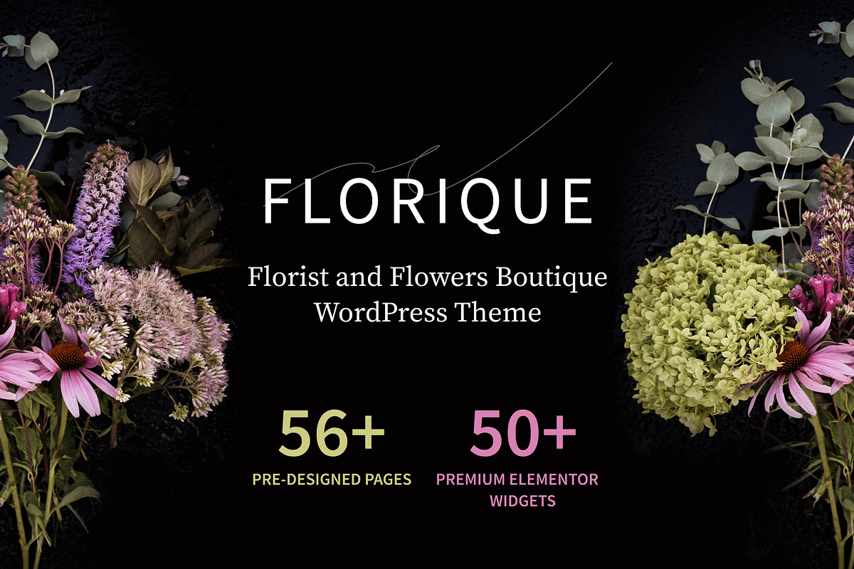 Florist WordPress Theme, a WordPress Template by TonyTemplates (Photo 1 of 9)