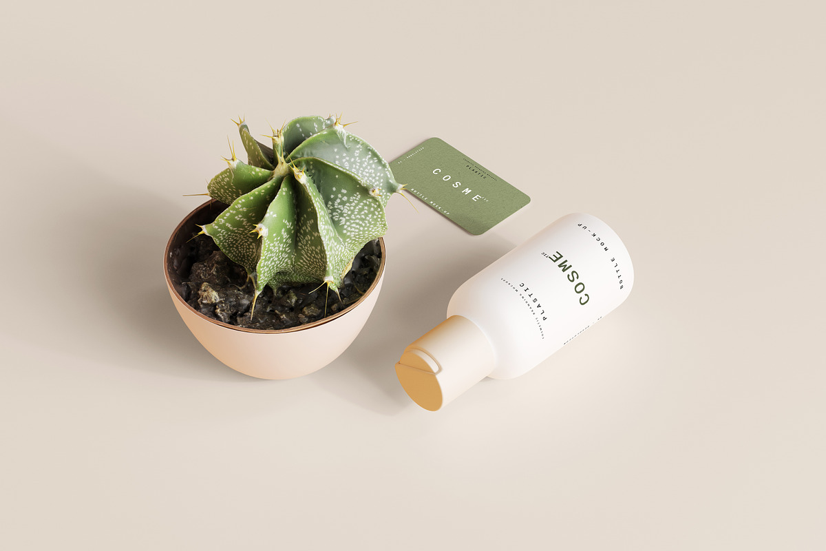 Disc Top-Cap Bottle Mockup Bundle, a Cups & Container Mockup by pmvch (Photo 36 of 60)