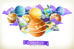 Universe Vector Illustration