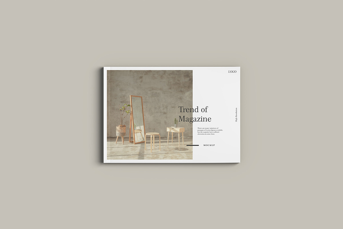 A4 Landscape Magazine Mockup, a Books & Magazine Mockup by graphicpages (Photo 6 of 15)