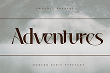 Adventures | Modern Elegant Font