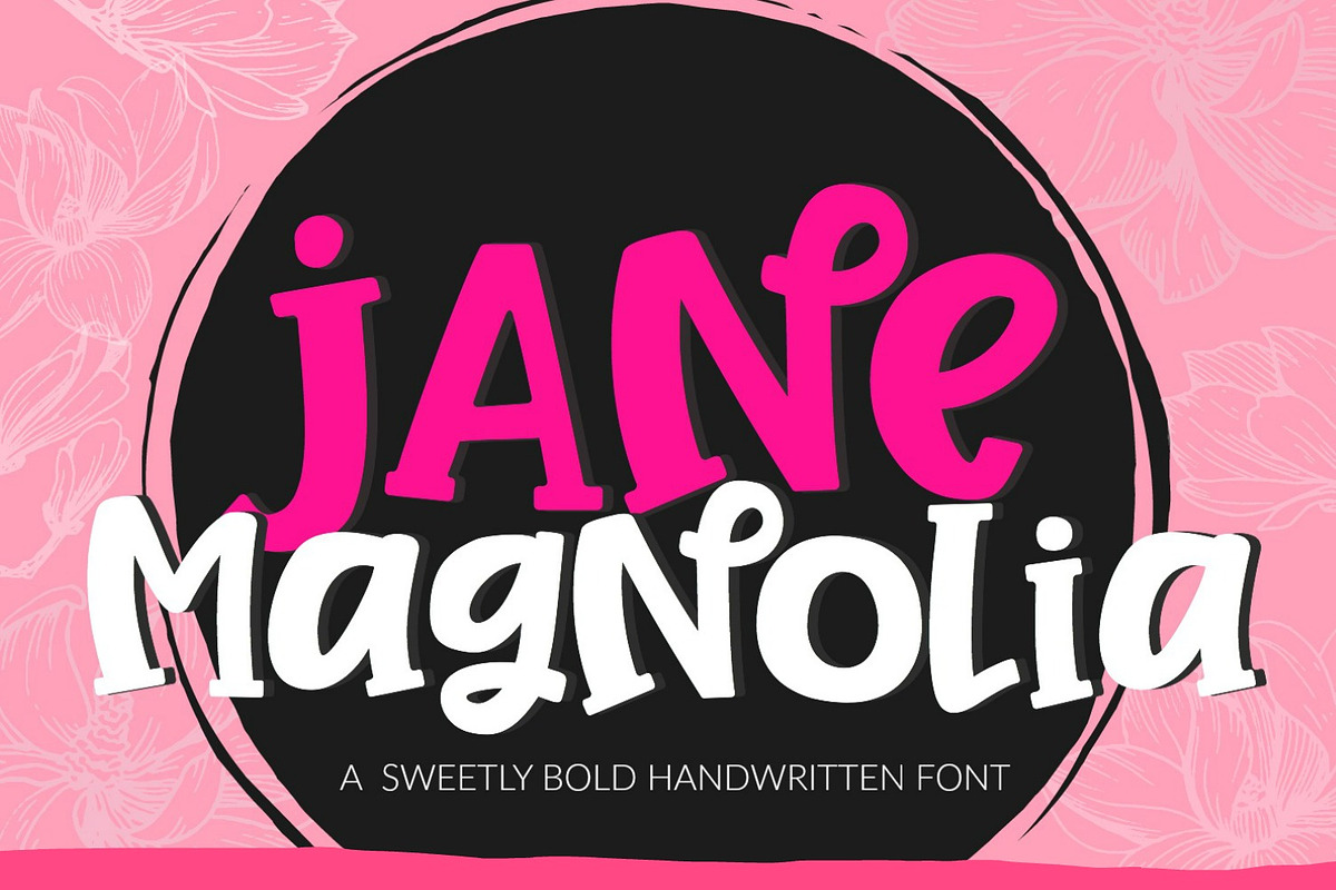 Jane Magnolia Handwritten Font preview 8