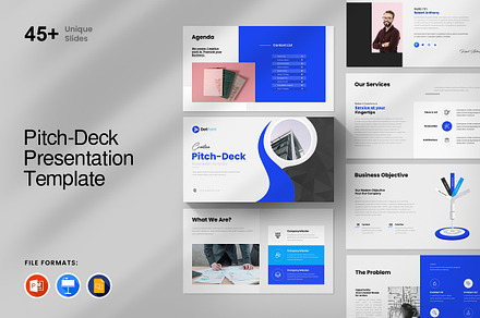 Pitch-Deck Presentation Template, a Presentation Template by GenerousArt