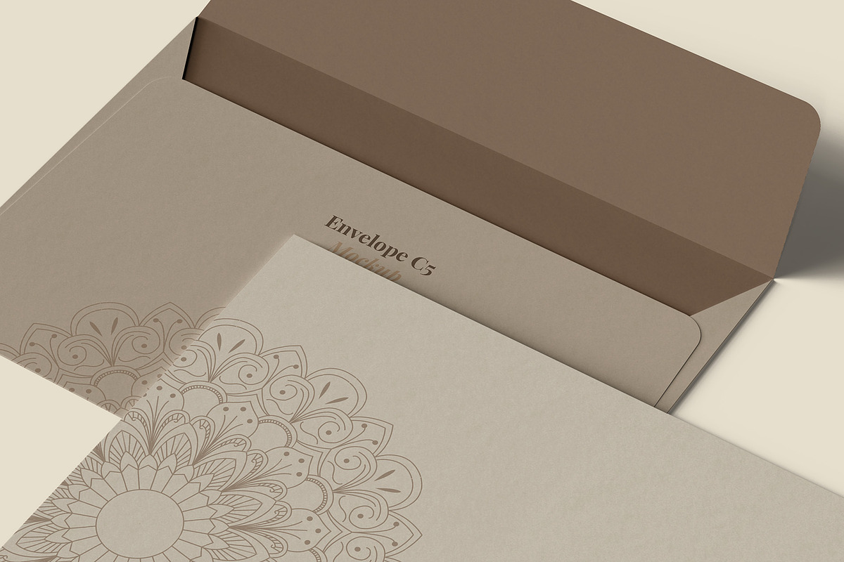 Envelope C5 Mockup - 12 Views, a Packaging Mockup by Illusiongraphic (Photo 22 of 26)