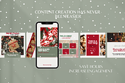 Christmas Instagram Templates, a Social Media Template by SociallyyCreative (Thumbnail 8 of 10)