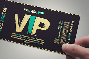 Retro Style VIP PASS