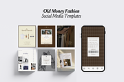 Old Money Fashion Social Templates, a Social Media Template by CanvaTemplateClubCo (Thumbnail 7 of 12)