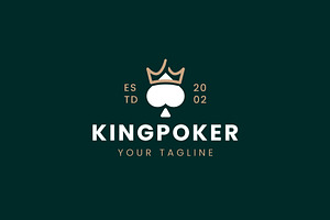 Poker logo icon illustration, a Branding & Logo Template by Dyn Studio
