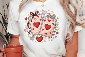 Preppy 67 Six Seven Png, Valentines, an Illustration by Designking