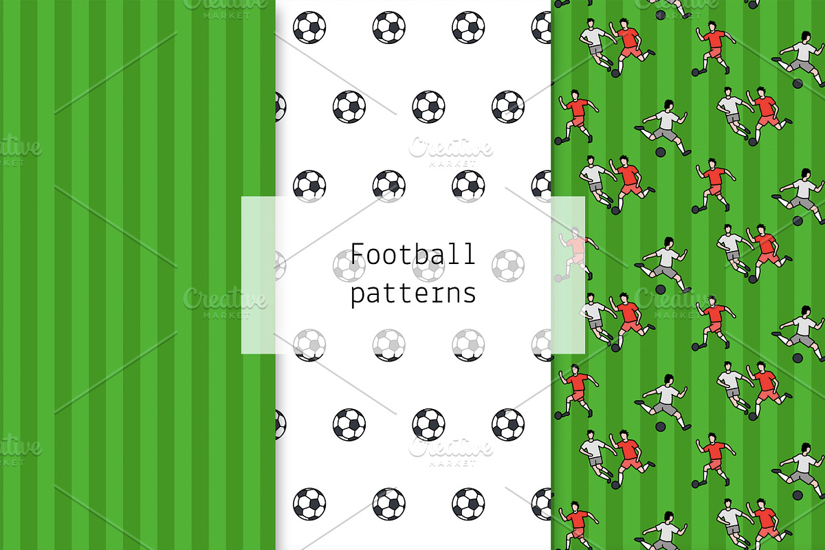 Football patterns, a Pattern Graphic by Lyolya Profitrolya (Photo 1 of 4)
