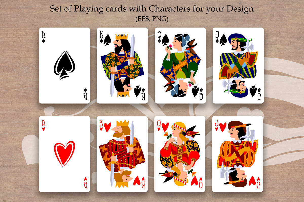 Playing cards original design, an Object Illustration by Retro Graphic Box (Photo 1 of 5)