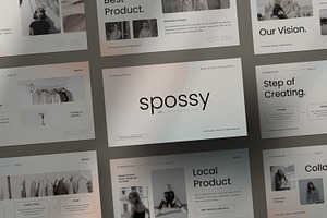 Spossy Brand Product Presentation