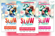 Slow Motion Flyer Template, a Flyer Template by WG DESIGN (Thumbnail 1 of 3)