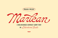 Marlean Reversed Script