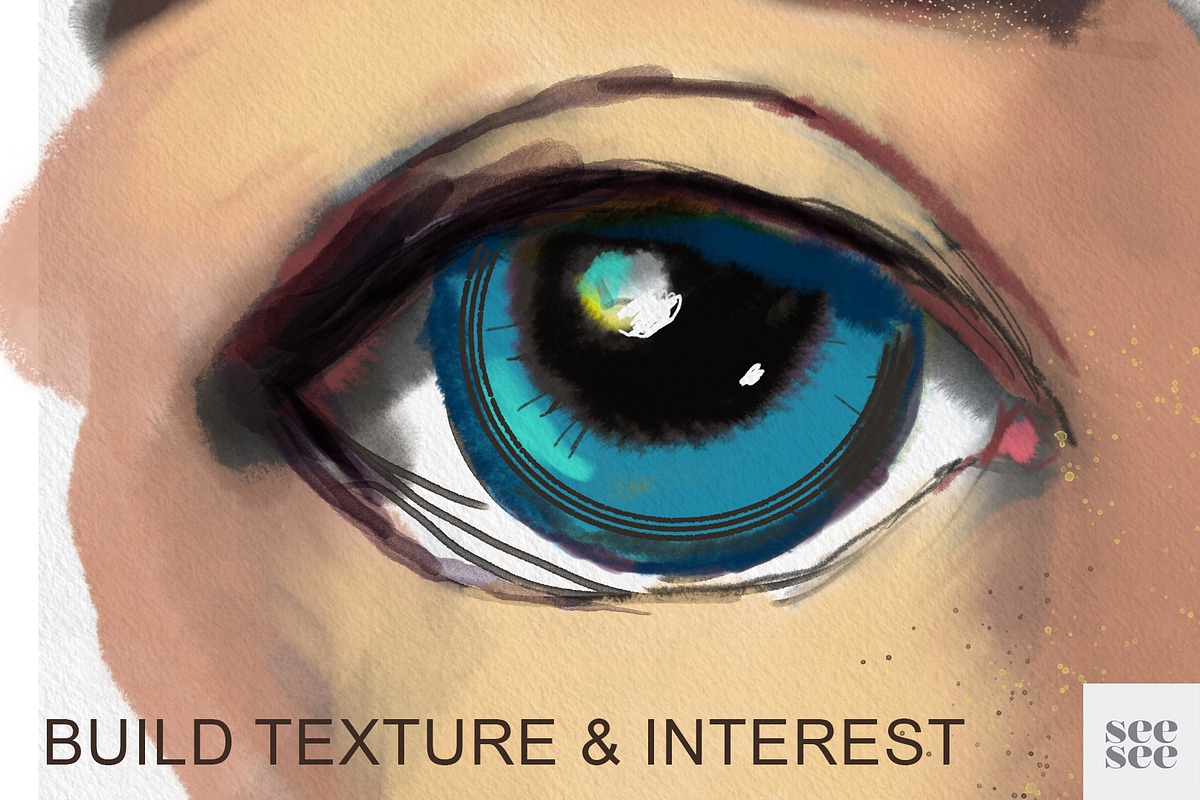 Procreate Mixed Media Brushes preview 6