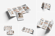 DL 4 Fold Mockup, a Product Mockup by Indah (Thumbnail 1 of 6)