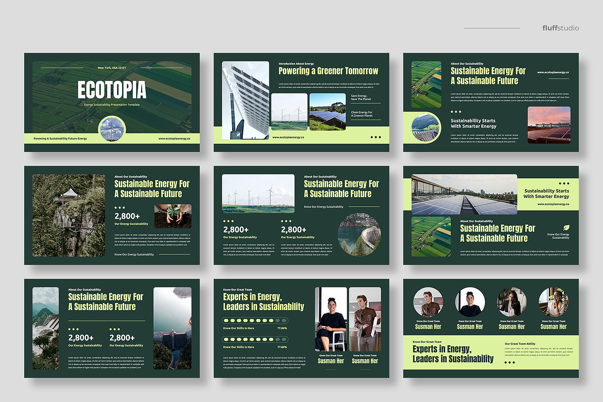 Energy & Sustainability Keynote, a Presentation Template by fluffstudio (Photo 2 of 4)