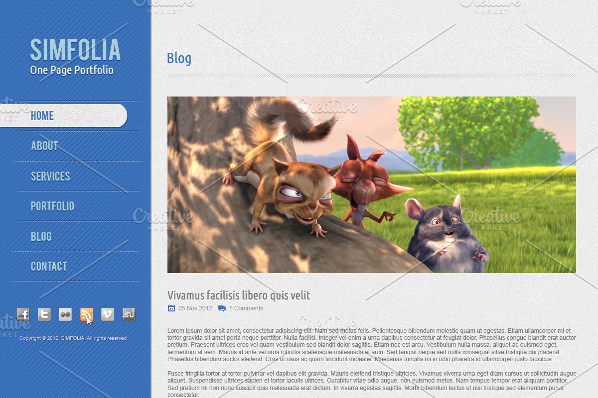 Simfolia PSD Template, a Websites & App Template by grati (Photo 4 of 4)