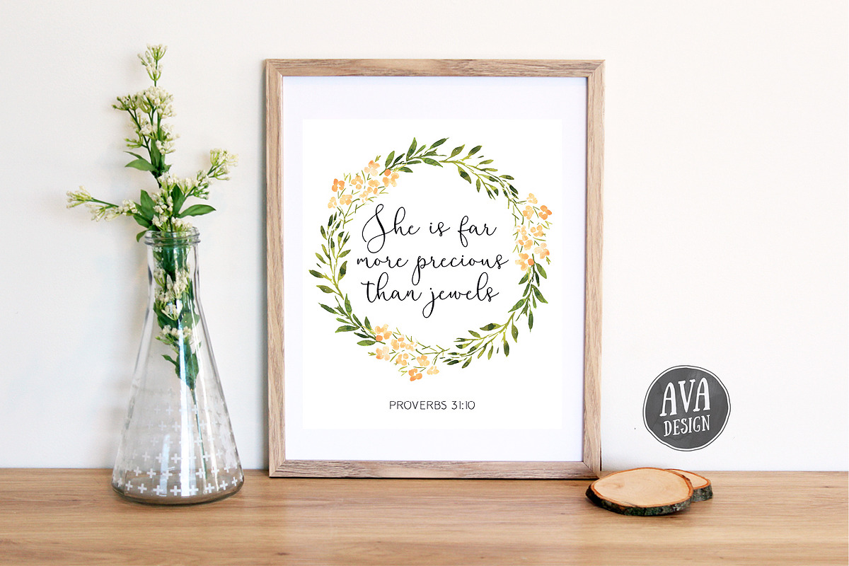 Natural Frame Mockup 8x10, a Mockup by Ava Design (Photo 2 of 2)