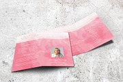 Pink Watercolor Funeral Program, a Brochure Template by Final Tribute (Thumbnail 2 of 4)