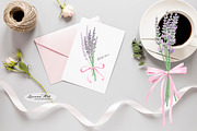 Lavender Clipart Set, a Seasonal Illustration by Leonaa art (Thumbnail 7 of 8)