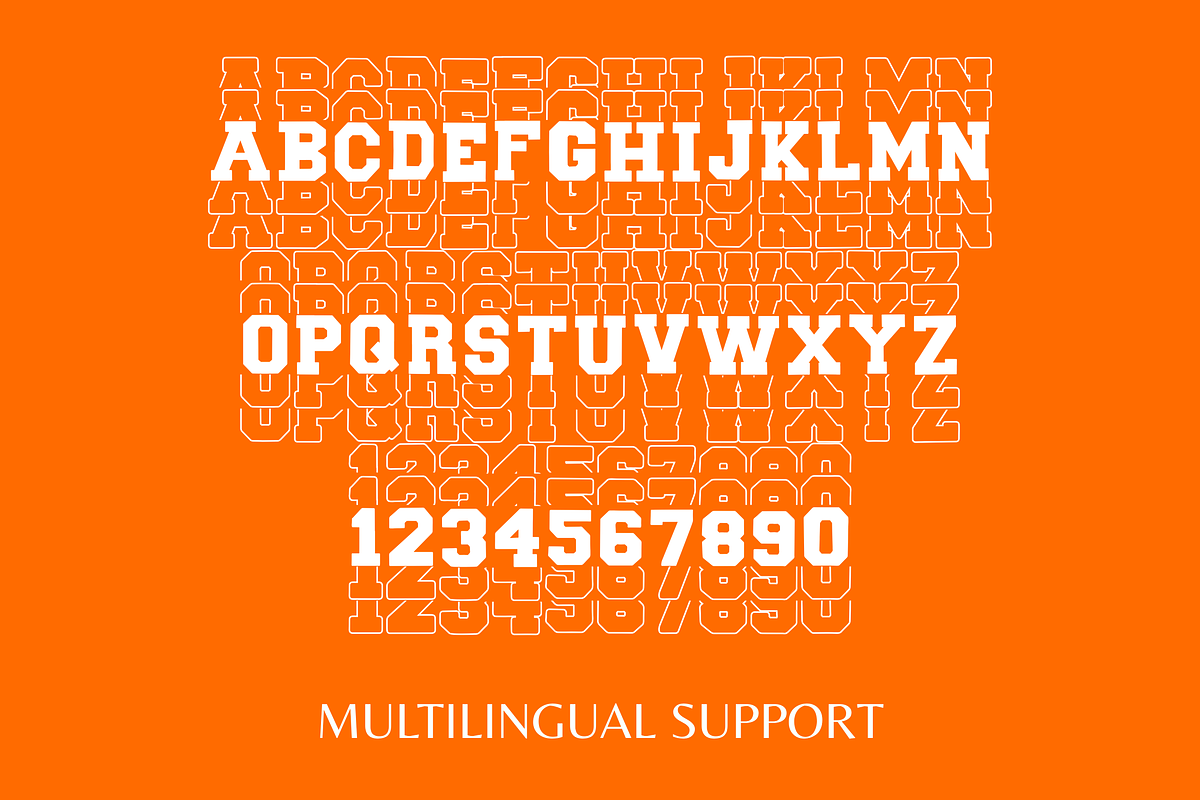 Scholar Stacked, a Serif Font by Dm Studio (Photo 9 of 10)