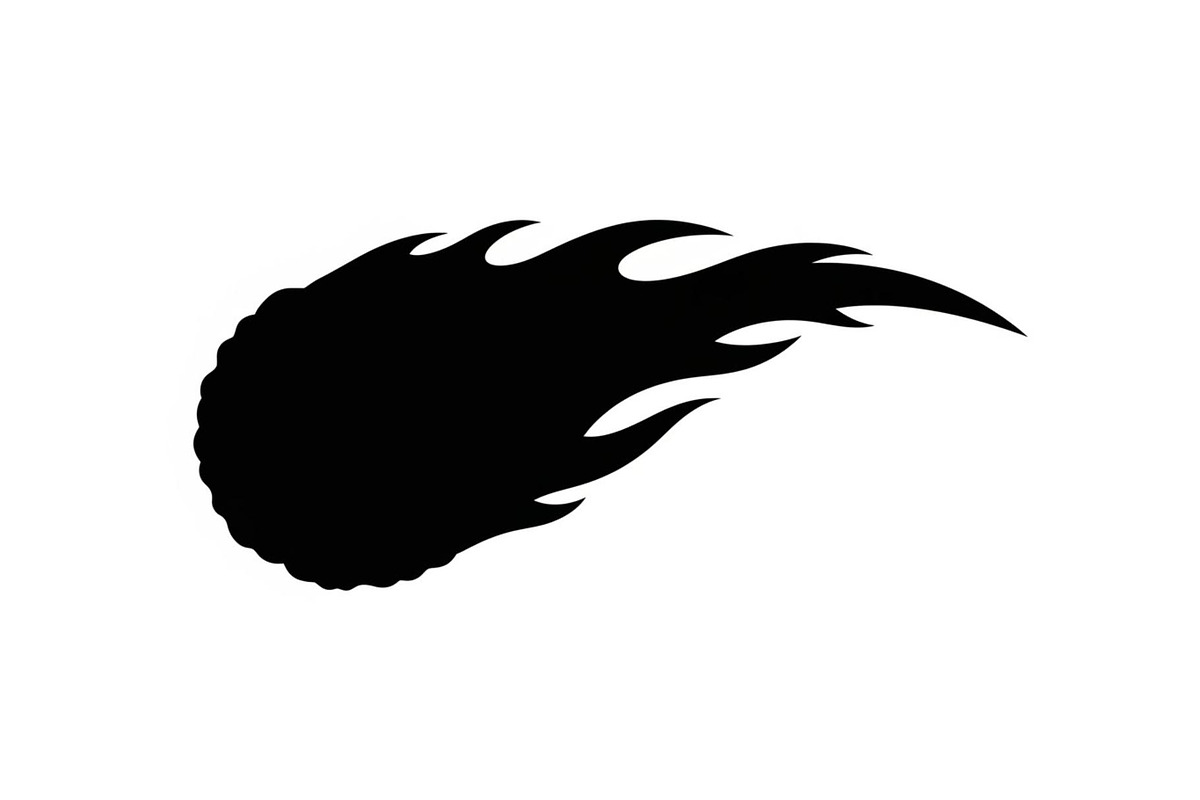 Fire Meteor Comet Silhouette Bundle, an Illustration by Designs_River (Photo 16 of 51)