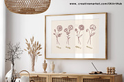 Birth Flowers Vector Clipart_B, a Decorative Illustration by OKArtHub (Thumbnail 2 of 9)