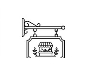 46 Christmas Market Vendor Icons, an Outline Icon by adenpinkstore (Thumbnail 10 of 20)