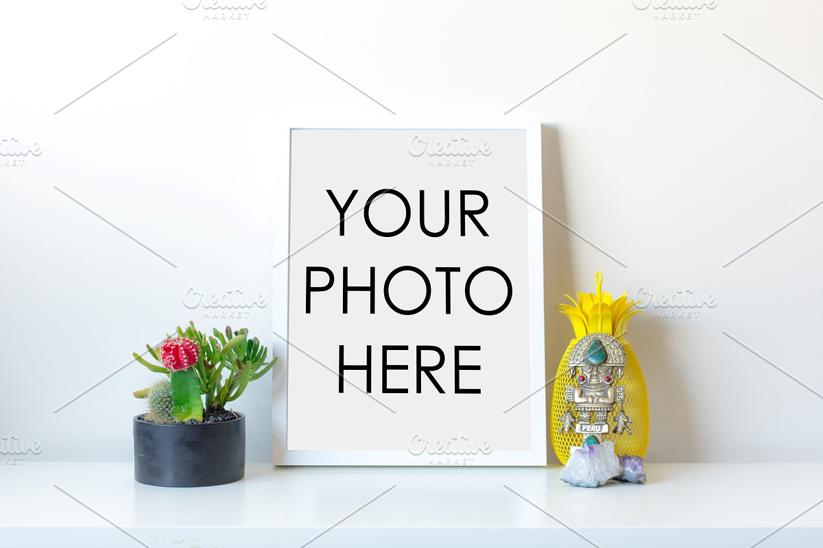 10 Minimalist White Mockup Frames, a Packaging Mockup by F R A M E D // SUPPLY CO. (Photo 5 of 11)