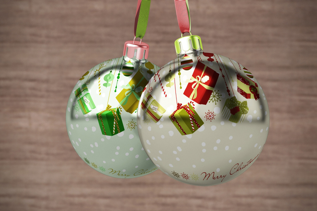 Christmas Ball Mock-Up, a Packaging Mockup by MassDream (Photo 5 of 10)